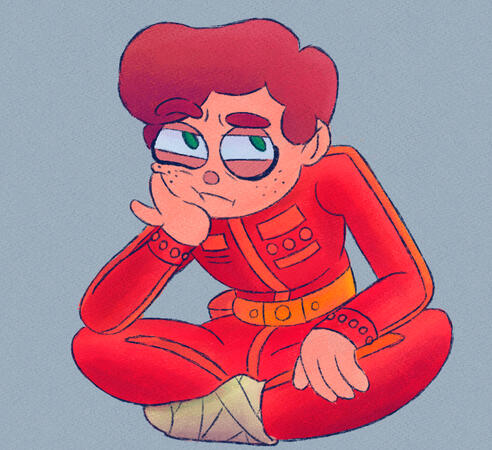 sprained ankle bruised ego